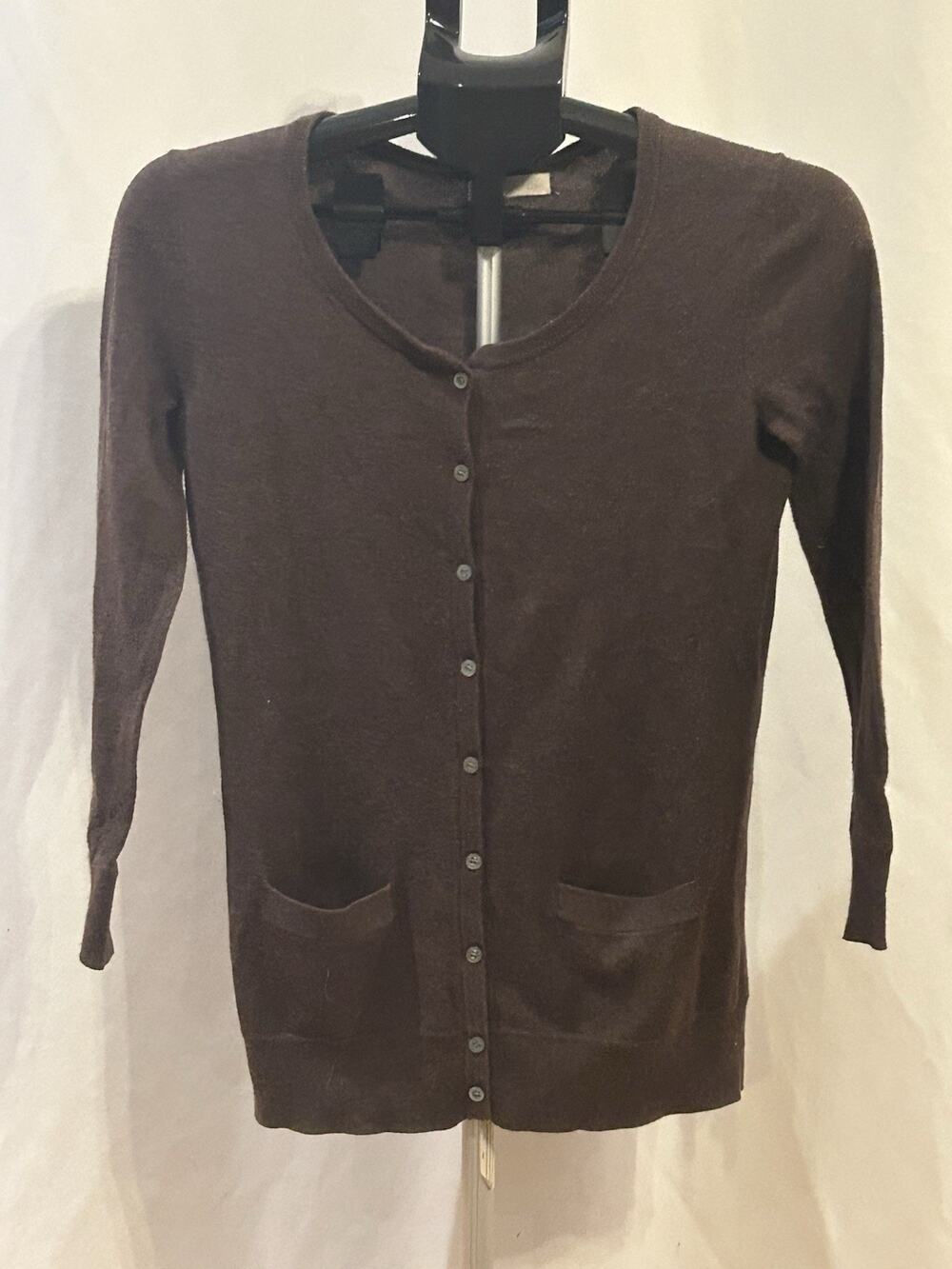 Martin + Osa Brown Button-Up Cardigan Women's size XS